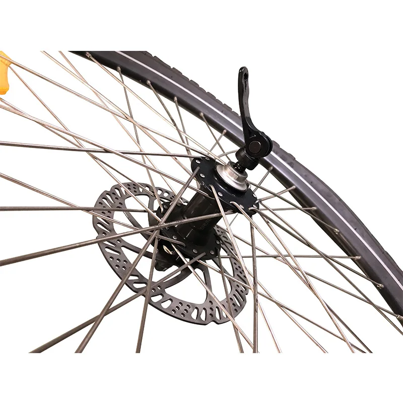 Высокое качество 26''700C сплав колеса дисковый тормоз, колесная пара MTB дорожный велосипед, колесные диски Нержавеющая сталь спица для велосипедных шин 36 отверстий - Цвет: with quick release