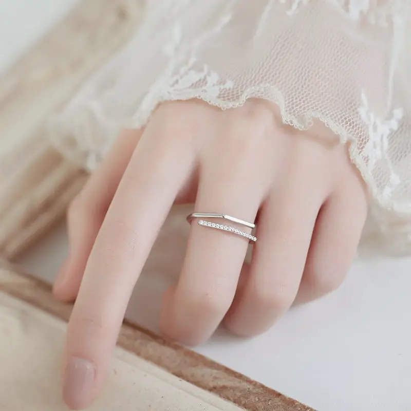 Index Finger Ring Female Fashion Personality S925 Sterling Silver