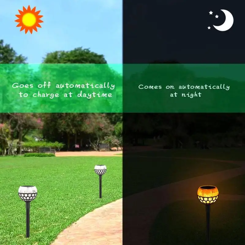 

96LED Solar Lawn Light Outdoor Waterproof Garden Yard Street Path Security Lamp Waterproof Design Prevents Rainwater Leakage