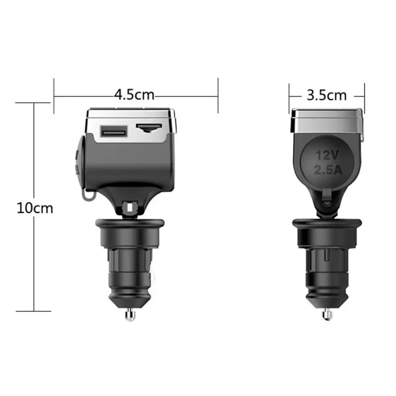 Hot Sale FM Transmitter Handsfree Car Kit Delicate Design Transmitter Wireless Handsfree Car Kit MP3 Player USB Charger