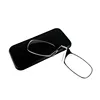 Lunettes de lecture à pince-nez sans jambe, pour hommes et femmes, téléphone portable collant, envoyer étui à lunettes ultra-mince + 2.00 + 2.50 ► Photo 1/4