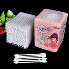 Rosalind 200 шт./пакет высококачественные одноразовые косметические ватные палочки для красоты Кисти для макияжа индивидуальная и Очищающая
