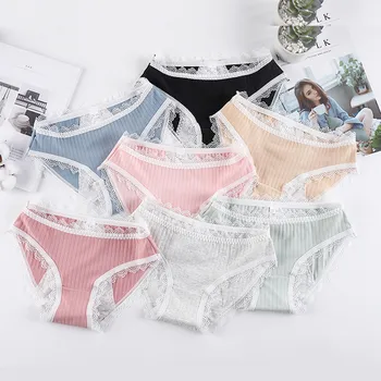 

High Waist Large Size Panties Menstrual Lace Panties Leak Proof Cotton Waterproof Fashion Breathable Seamless Panties