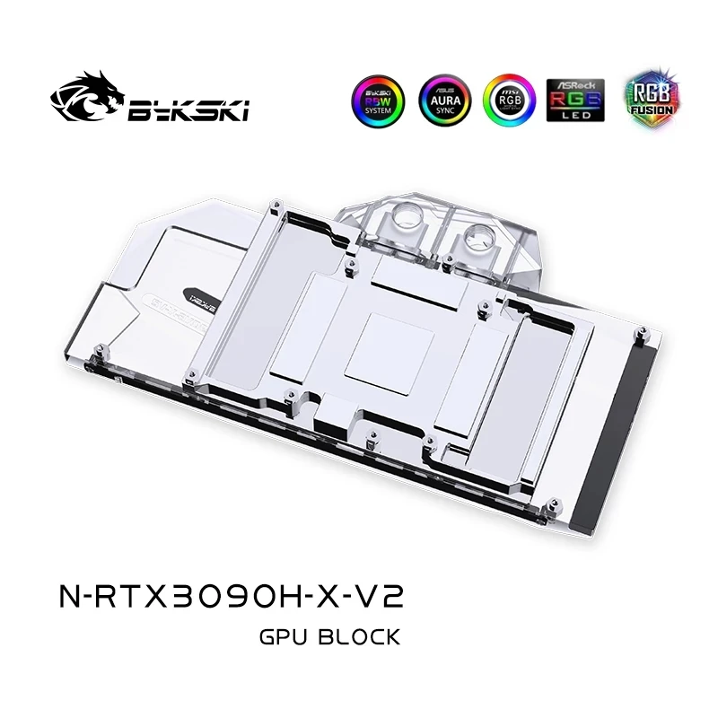 Видеокарта Bykski для водного блока ZOTAC Palit Inno3D GALAX COLORFUL Founder Edition RTX 3090 3080 GPU Водяной