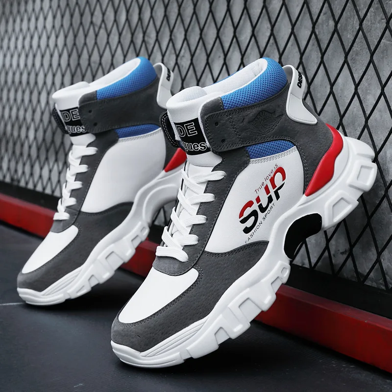 

MEN'S SHOES 2019 Winter New Style Air Force One Hight-top Basketball Shoes Men's Korean-style Trend Versatile Sports Casual Boar
