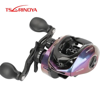 

TSURINOYA Baitcasting Reel SPIRIT FOX-150 Weight 189g Drag 6kg Ultralight Long Casting Fishing Lure Reel Universal Bass Wheel