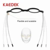 Hot Fashion MINI Design Reading Glasses Men Women Folding Small Glasses Frame Black Metal Glasses With Original Box Portable ► Photo 2/6