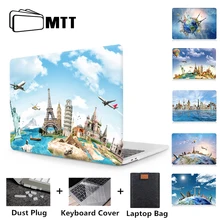 MTT чехол для Macbook Air 11 13 Pro 13 15 retina Funda Жесткий Чехол для mac book 13,3 15,4 12 дюймов с сенсорной панелью сумка для ноутбука