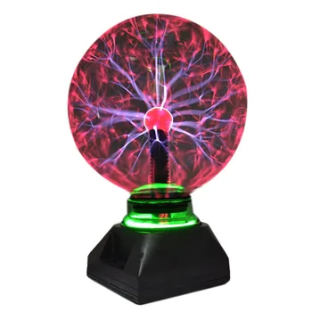 

8 Inch/203mm Eu Plug Novelty Lighting Glass Plasma Ball Lamp Magic Sphere Decorative Lamp Xmas New Year Kids Gift