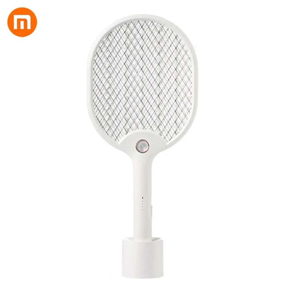 

Youpin Jordan&judy 3000V Electric Mosquito Swatter Three-layer Anti-electric Shock Net USB Charging Mosquito Dispeller