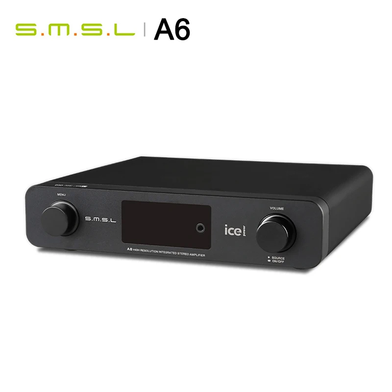 SMSL A6 Hi Fi Многофункциональный DSD Цифровой усилитель с DAC ICEPOWER 50AS * 2 SE модулем CM6632A +