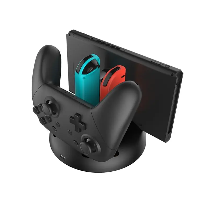4 в 1 зарядная док-станция зарядное устройство для N-Switch/Switch Lite Host для Pro/JoyCon ручка