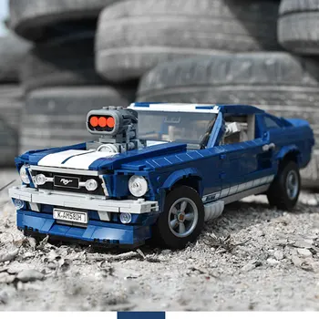 

21047 maquinaria y tecnología Ford Mustang GT auto deportivo compatible 10265 Scrabble Model boy juguete 1648 PCS