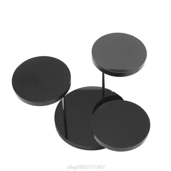 

Jewelry Display Stand Acrylic Necklace Bracelet Earring Round Tray Rack Case New O30 20 Dropshipping