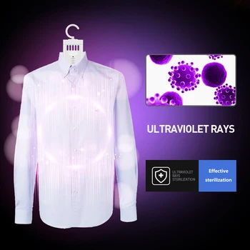 

Portable Anion Ultraviolet Disinfection Clothes Drying Rack Folding Travel Folding Available Clothing Shoes Heater Hangers