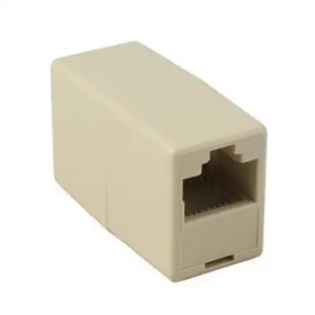

10pcs/lot Network Ethernet Lan Cable Joiner Bilateral Computer 8 RJ45 Netwoerk Pins Adapters Coupler Connector Connection