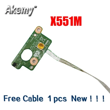 

New!!! 1 pcs With Cable For Asus X551 X551M X551MA X551MAV X551C X551CA F551 F551M SWITCH BOARD Power Button Board