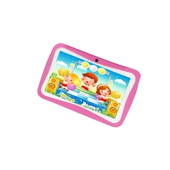

MY-Q768 7 inch Tablet PC 512MB+8GB HD Android Camera WiFi Quad Core for Kids with US Plug (Pink)