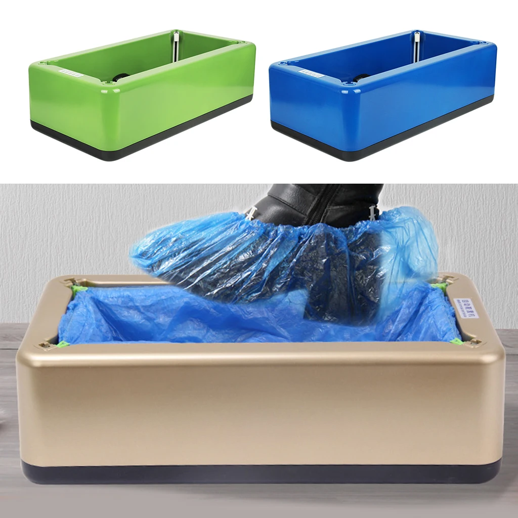 Automatic Shoe Cover Dispenser Hand Free Disposable Plastic Shoe & Boot Cover Shoe Cover Machine for Home Medical Office