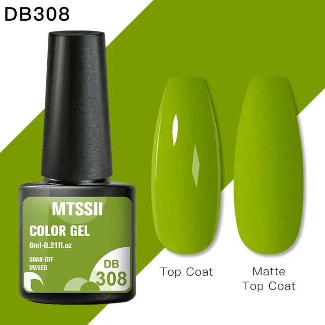 Mtssii Reflective Glitter Gel Nail Polish 6ml Sparkling Auroras Laser Nail Gel Nail Art Varnish Semi Permanent Top Base Gel Q15172 NO Reflective