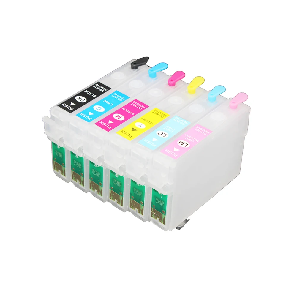 CISSPLAZA 6 шт. IC50 сменный чернильный картридж совместимый для Epson PM-G860 EP-301302 EP-774A EP-4004