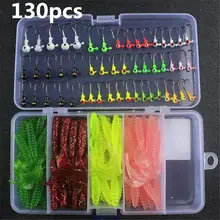 1 lot d'appâts en Silicone souples pour la pêche, leurre pour attraper des poissons, hameçons, Swimbait, pivotant, matériel pour pêcher le bar 