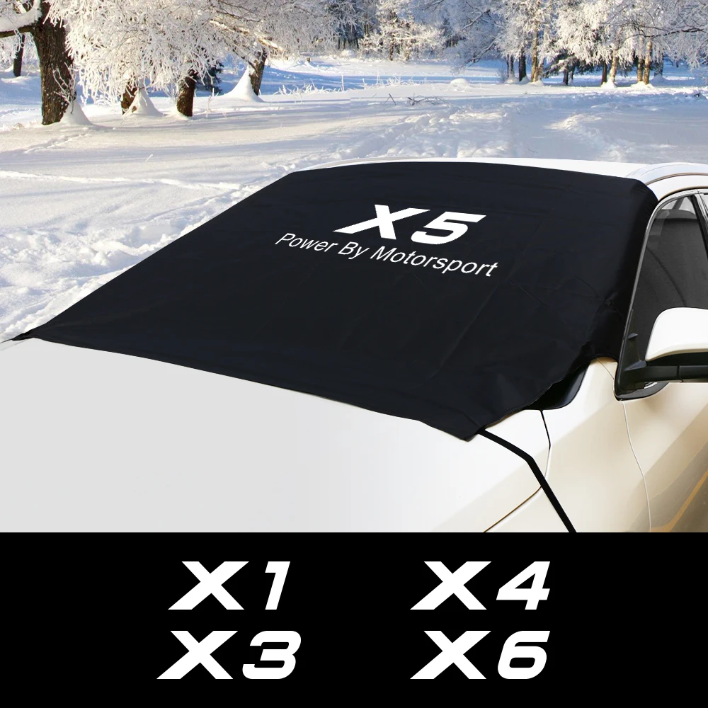 Car Windshield Snow Block Cover Accessories For BMW X3 F25 G01 X4 F26 G02 X5 E70 F15 G05 X6 E71 F16 G06 X1 E84 F48 X2 F39 X7 G07