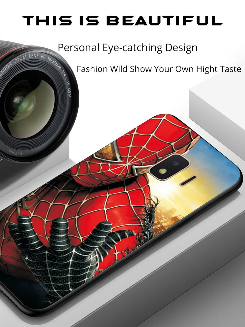 Чехол для телефона Marvel Железный человек для samsung Galaxy J2 J4 Core, черный чехол из ТПУ для samsung J4 J6 Plus чехол J5 J7 Prime