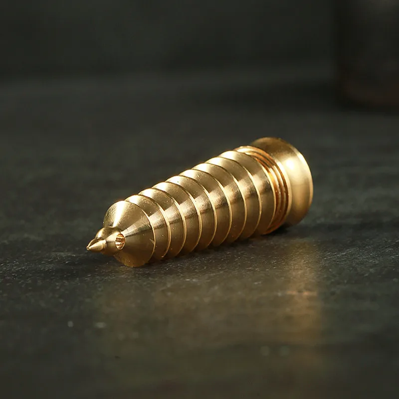 brass tower pendant keychain (8)