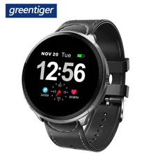 Greentiger V12 Смарт-часы для мужчин водонепроницаемый мониторинг сердечного ритма кровяное давление кислородный будильник Вибрация калорий умные часы