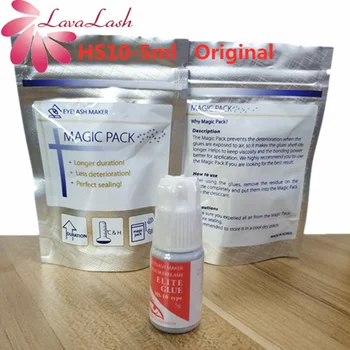 

1 bottle Elite HS10-5ml Glue For Eyelash Extension Korea original black eyelash glue eye lashes glue 7-8 Weeks Makeup Tools