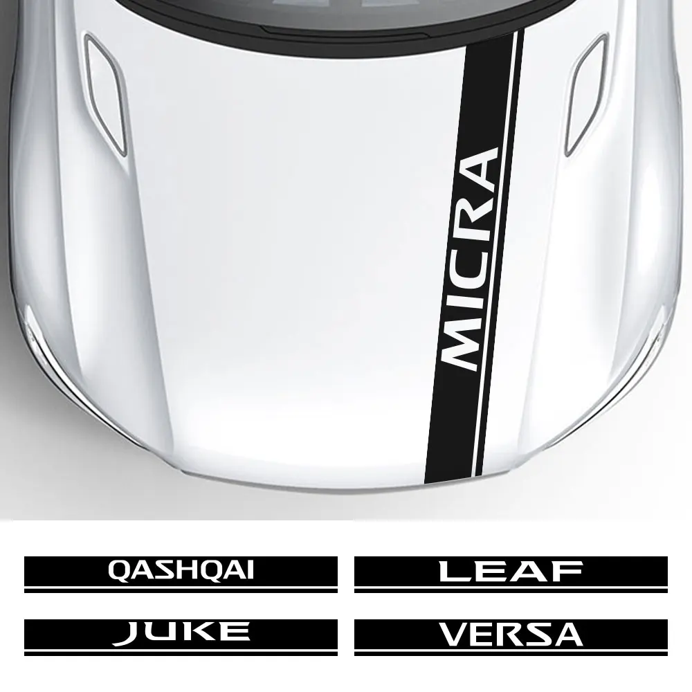 Adesivi Cofano Cofano Auto Per Nissan Qashqai Juke Micra Navara Leaf 370Z Pathfinder Nv200 Serena 350Z 350Z Accessori Auto