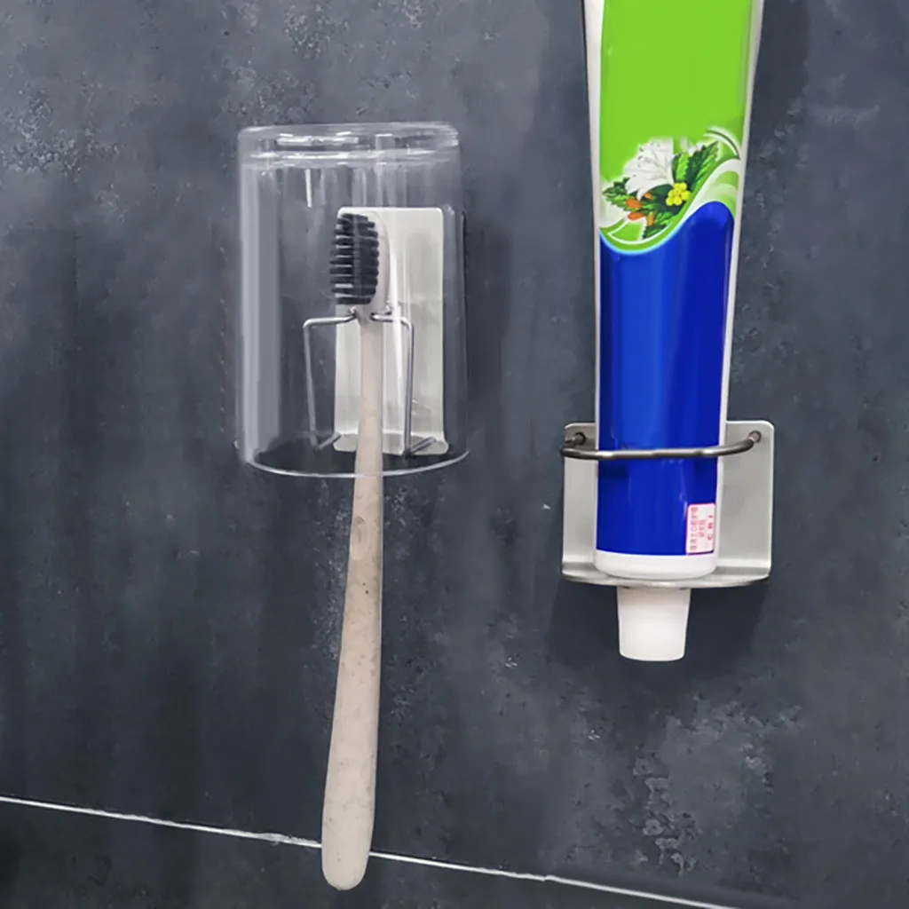 Держатель для зубной пасты из нержавеющей стали|Держатели зубных щеток и пасты| |