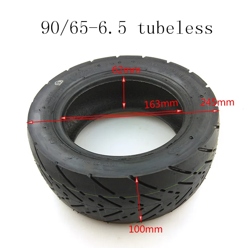 CTS 49cc карманные колеса велосипеда шины 90/65-6,5 переднее бескамерное колесо вакуумные шины для карманного велосипеда 47cc 49cc
