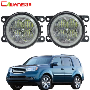 

Cawanerl 2 X Car LED Bulb Fog Light Angel Eye Daytime Running Light DRL 12V Styling For Honda Pilot 3.5L V6 2012 2013 2014 2015