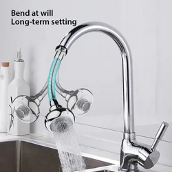 Faucet Aerator Water Saving 12Mpa Filter Nozzle Sprayer Bathroom Accessories Splash-Proof Replacement Tap Bubbler Head Adapter