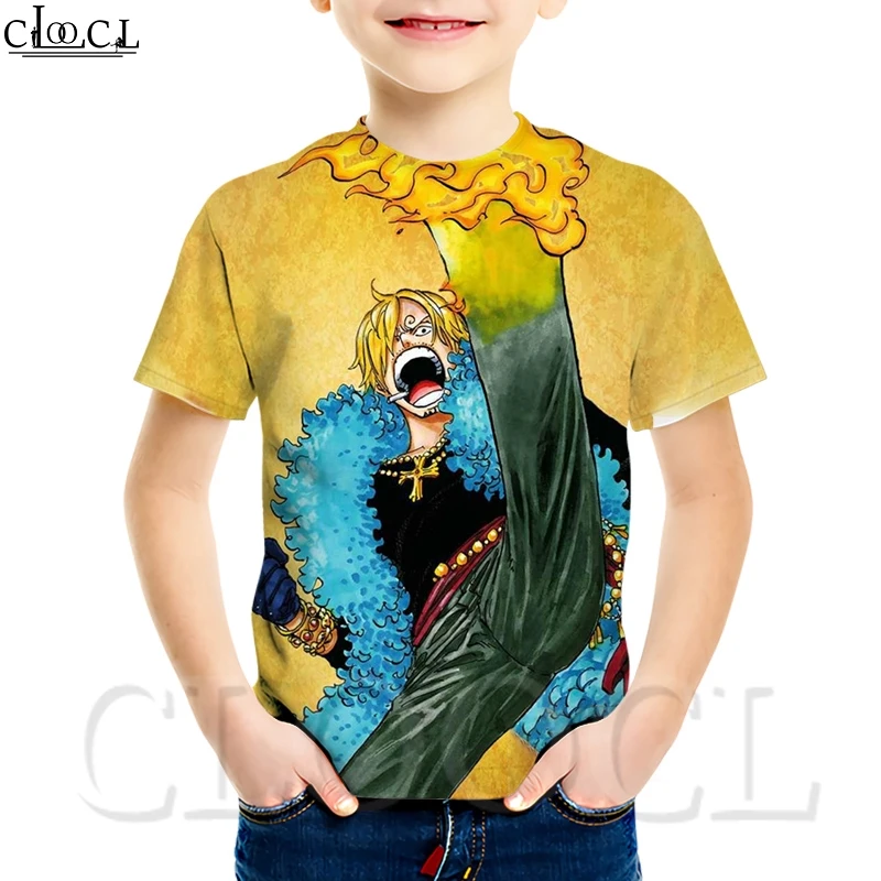 CLOOCL/футболка с короткими рукавами изображением обезьяны D Luffy японского аниме для