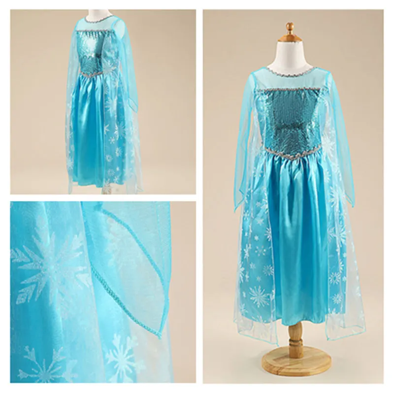 Princess Costume Christmas New Year Halloween Girls Dress up Kids Dresses for Girls Cosplay Clothing 4 5 6 7 8 Years Children little girl skirt dress