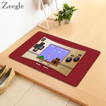 

Zeegle Best Anti-slip Mat Entrance Creative Carpet Polyester Funny Printing Doormat Home Door Entrance Rug Living Room Decor Mat