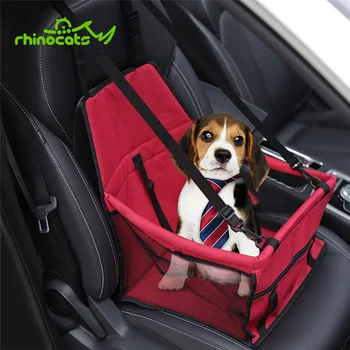 

Cat Transport Carrier Dog Car Front Seat Cover Belt Waterproof Pet Travel Safe Mesh Bags Protector Cage For Small Animals Kitten