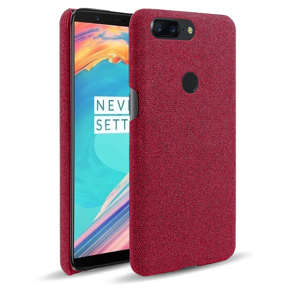 Cloth Cases For Oneplus 5T Case Case Slim Retro Cloth Hard Phone Cover For One Plus A5010 5 T Capa 1 + 5T 1+5 Funda Coque mous wallet Cases & Covers