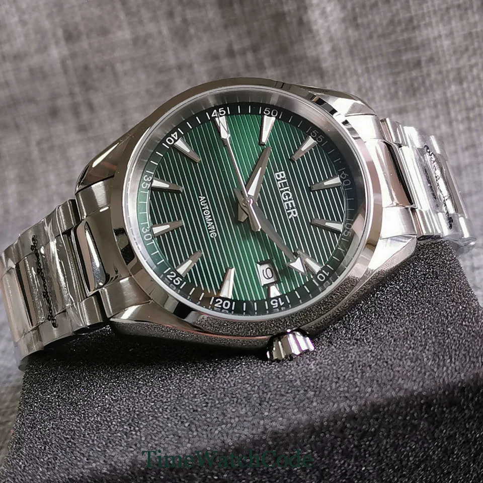 Rotary Sport Automik (40mm) Grünes Zifferblt / Edelstahlarmband