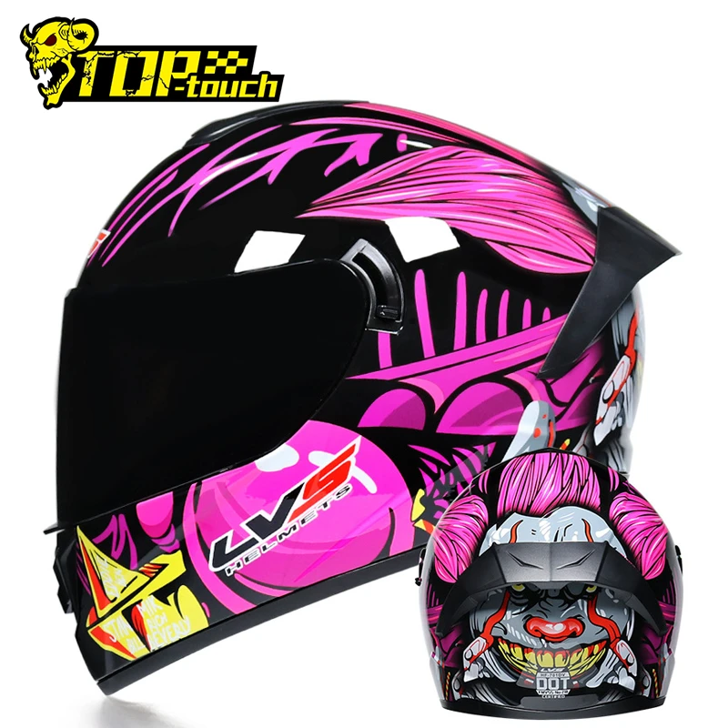 LVS Casco de motocicleta de cara para hombre mujer, cascos de motocross, uso apto en carreras y carretera, protector de cabeza para aprobada por DOT, nuevo|Cascos| - AliExpress