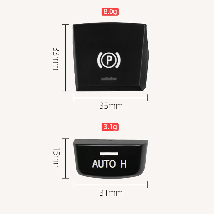 Car Handbrake Parking Brake P Button Switch Cover For BMW 5 6 7 F01 F02 F07 F10 F11 F18 F30 520 523 730 5GT
