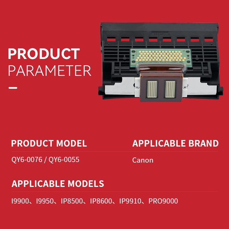 QY6 0055 QY6-0076プリンタヘッド用I9900 I9950 IP8500 IP8600