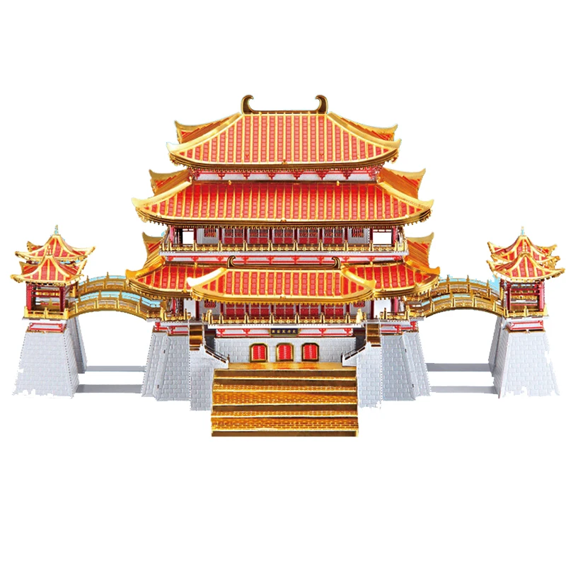 TANG рай piececool P129-RG 4 листа 420 части 3d Металлическая Модель для сборки игрушки-пазлы подарки для детей