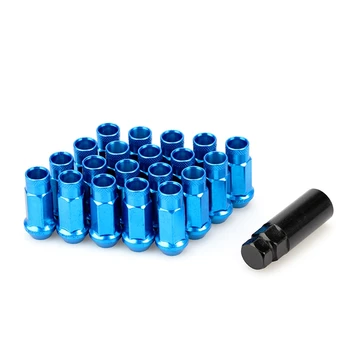 

20PCS Steel Car Modification Wheel Nuts Lug Nuts Bolts M12X1.5 M12X12.5 for Chevrolet Hyundai Mitsubishi Acura Mazda