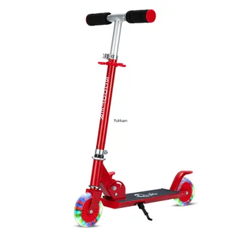 

Lifting Folding Kids Scooter Children's Bicycle Scooter with Lantern Wheel Two Wheel Kids Scooter New
