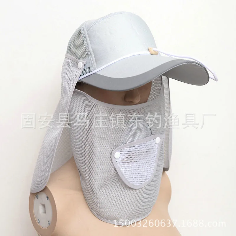 Outdoor Fishing Hat Quick-Dry Sun-resistant Mosquito Cricket-cap College Style Casual Deconstructable Bucket Hat Currently Avail
