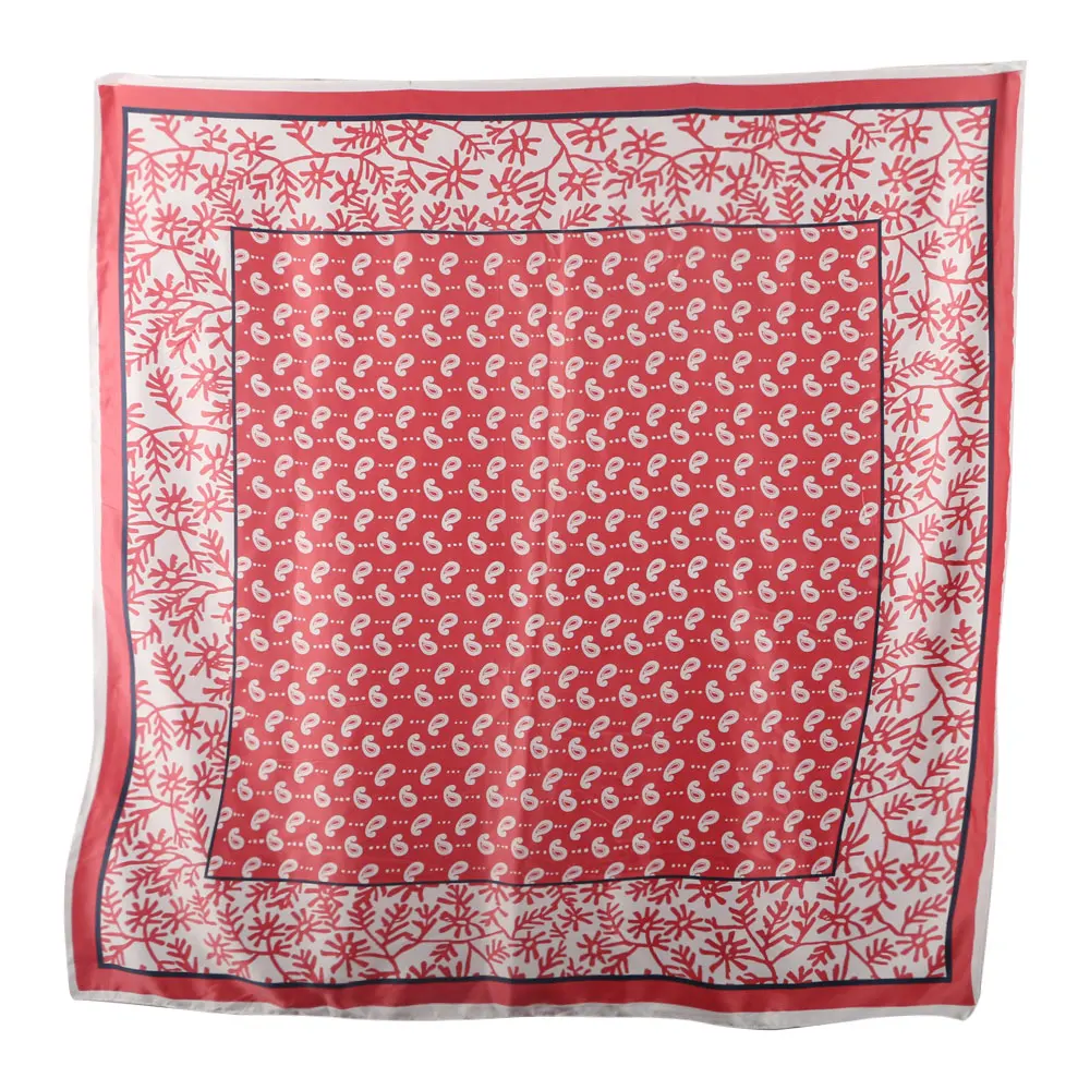 Горячая Распродажа маленький квадратный атласный шарф искусственный шелковый шарф женский элегантный женский платок аксессуары для бандан - Цвет: 909A56